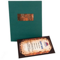 Book Cloth Single Panel Pocket Menu Cover (8 1/2"x11")